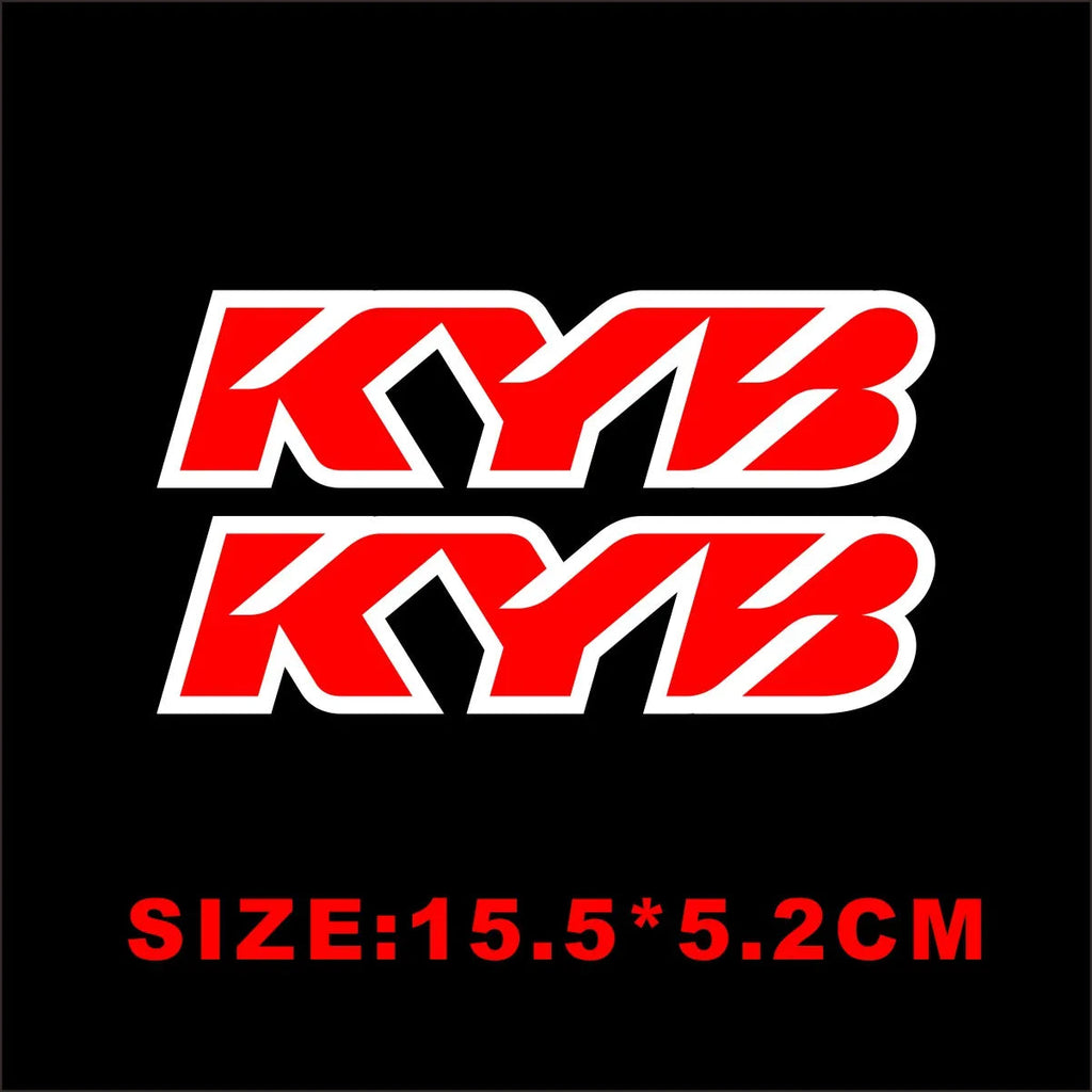 Reflective Motocross Fork Sticker Decals – KYB WP Showa Suspension Graphics for Dirt Bikes