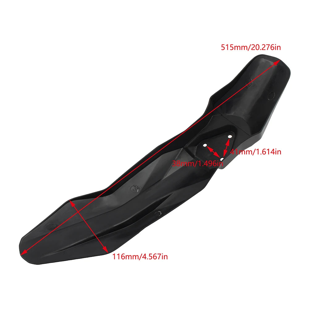 Front & Rear Fender Mudguard Set for Talaria MX3 MX4 – Carbon Fiber Style Wheel Splash Guard
