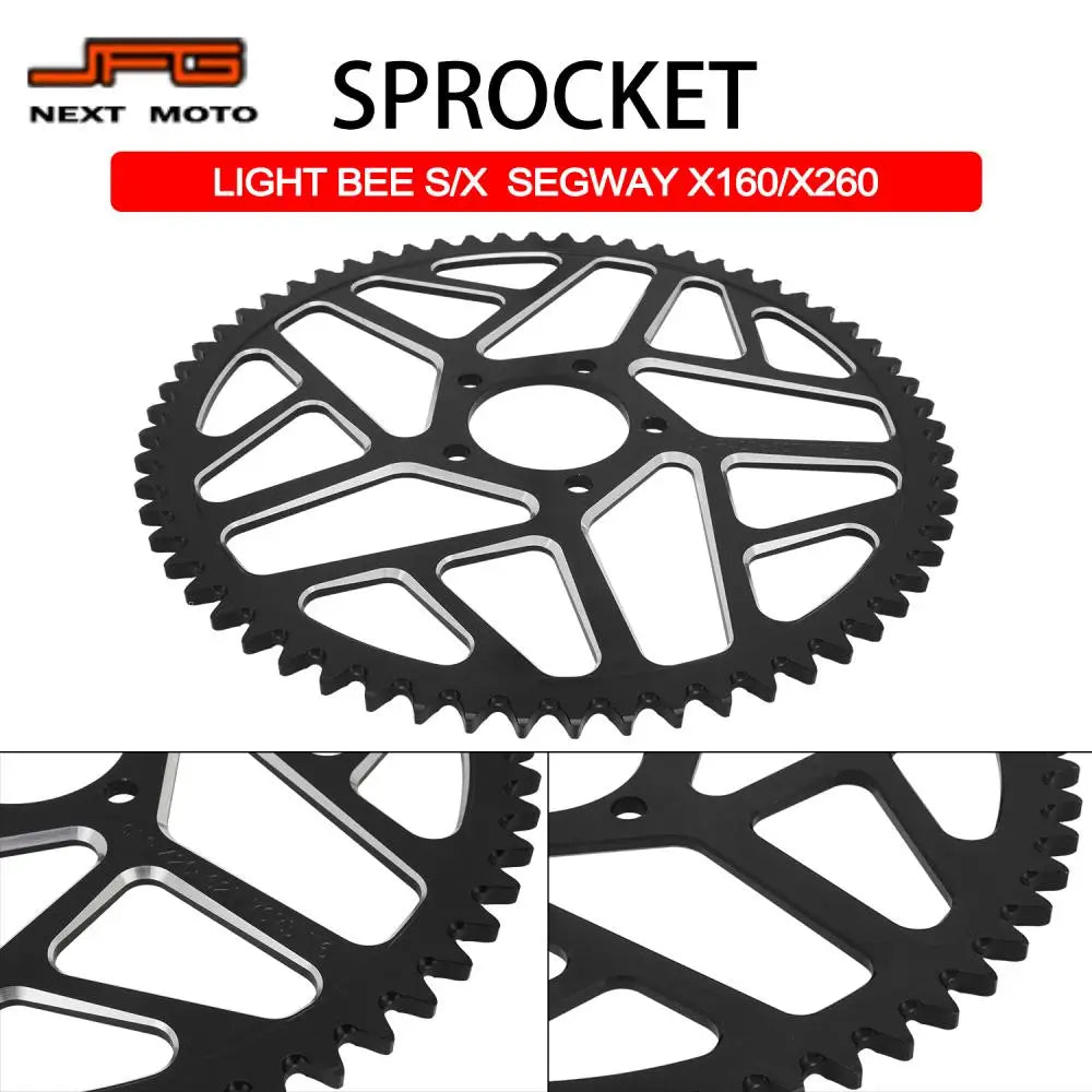 58T/62T Rear Sprocket & Chain Kit for Sur-Ron Light Bee S/X and Talaria Sting Electric Dirt Bike