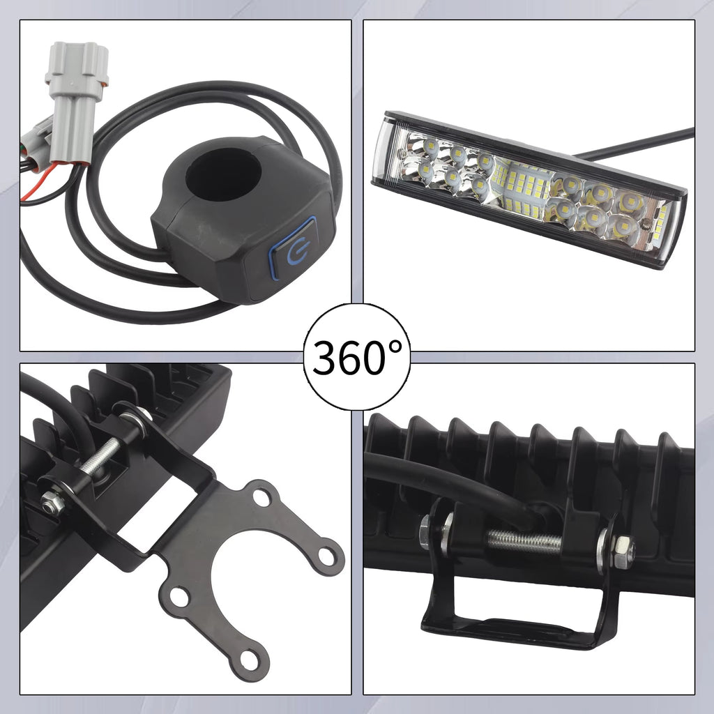 LED Headlight for Sur-Ron Light Bee X / Segway X160 X260 Electric Dirt Bike Spotlight