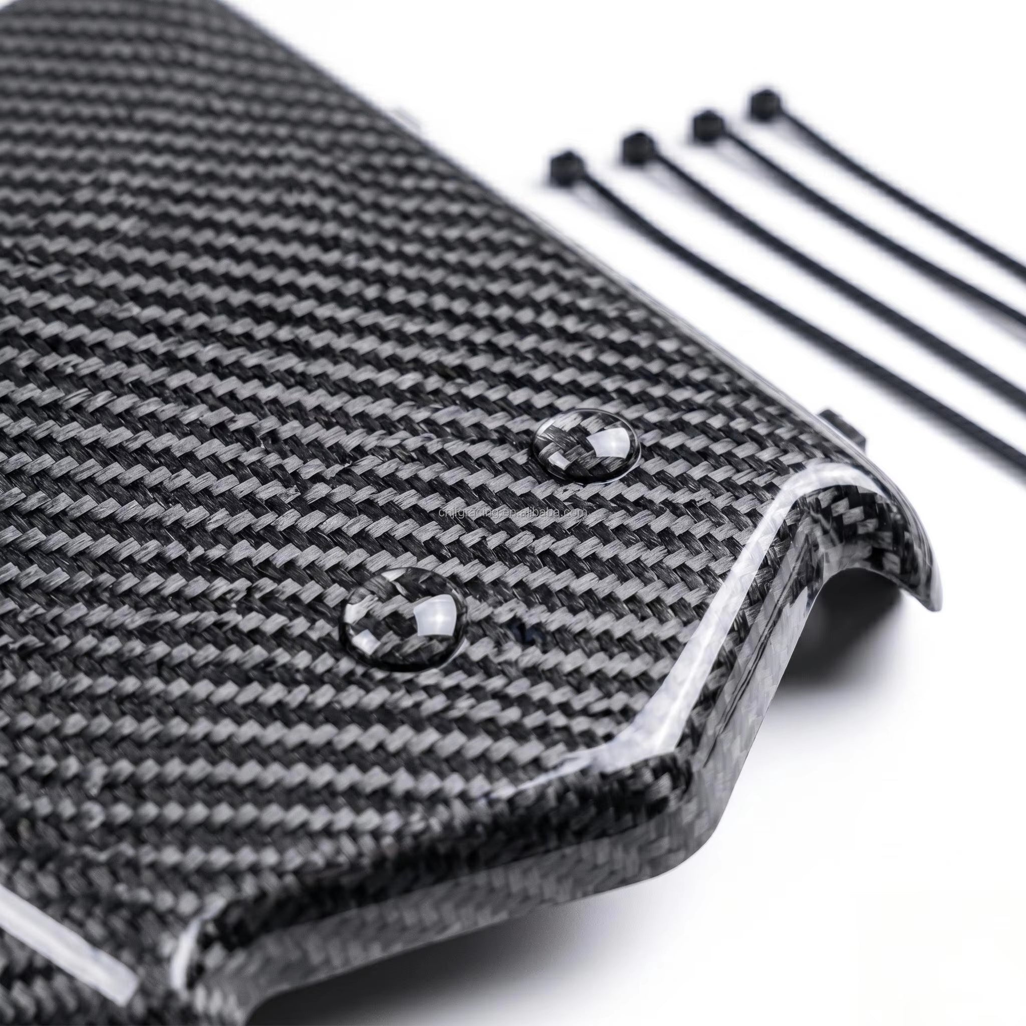Carbon Fiber Style Front Number Plate Shield for Sur-Ron, Talaria Sting & E Ride Pro Electric Dirt Bikes