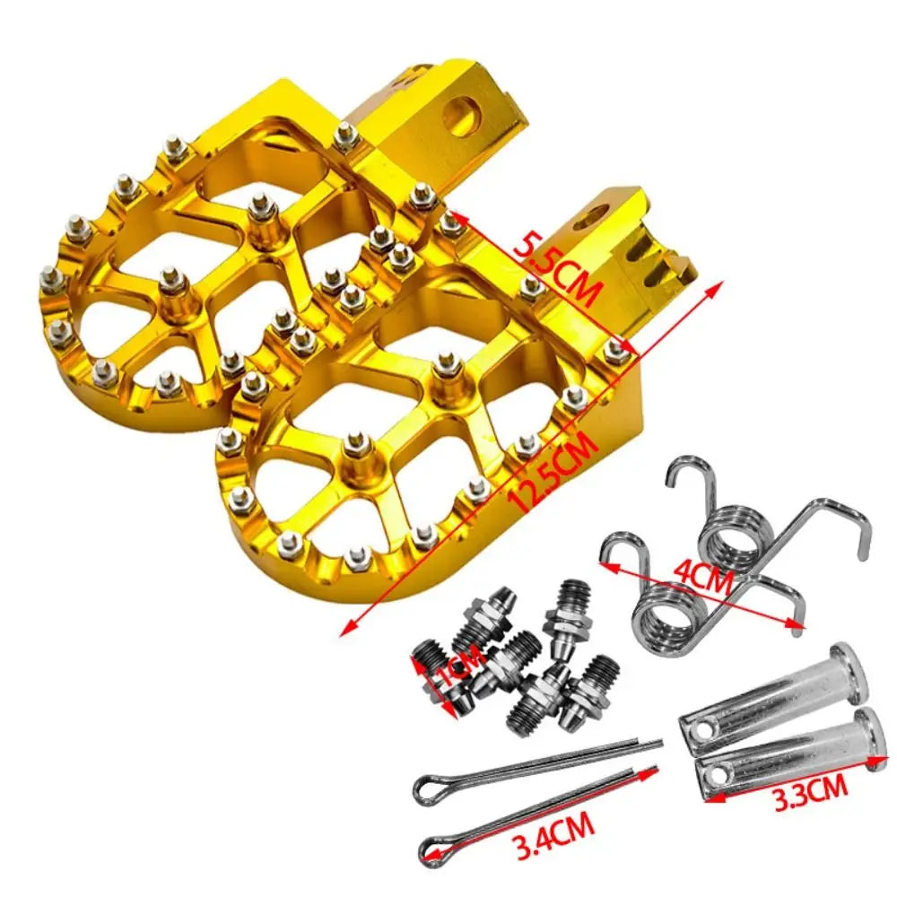 Aluminum Dirt Bike Foot Pegs Rest Pedals – Fits MX650, MX500 & SX500