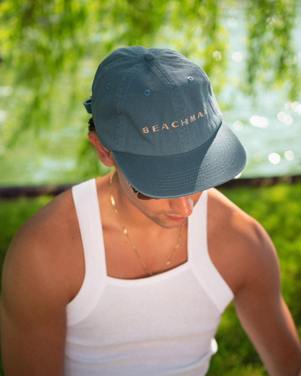 Navy Beach Cap