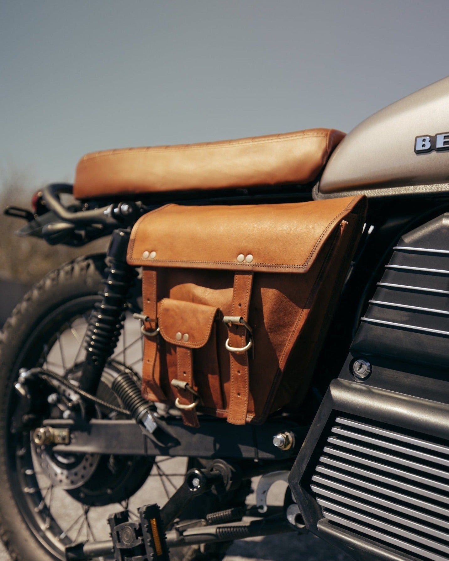 Leather Saddle Bag