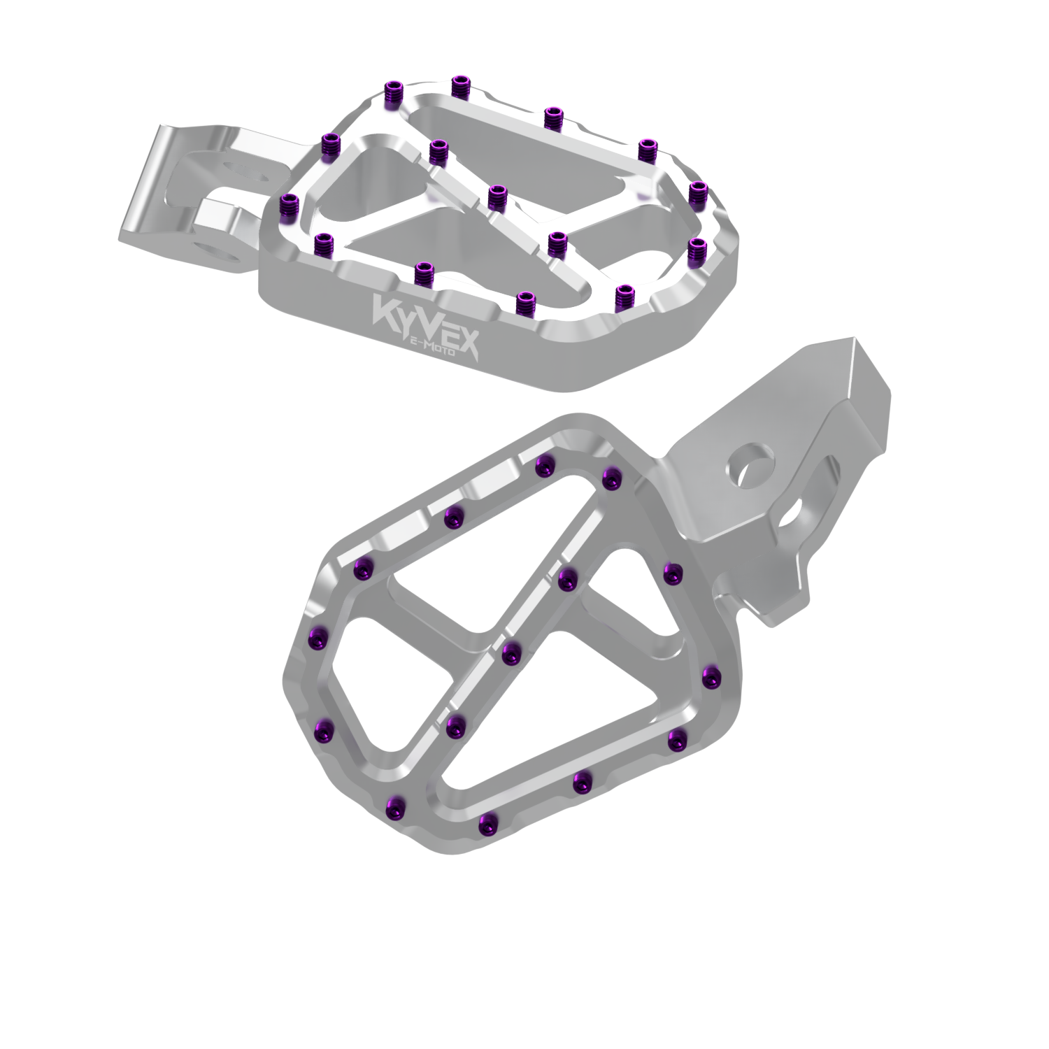 KyVex Billet Wide Foot Pegs - Ultra Bee