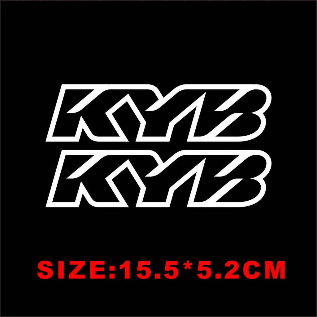Reflective Motocross Fork Sticker Decals – KYB WP Showa Suspension Graphics for Dirt Bikes