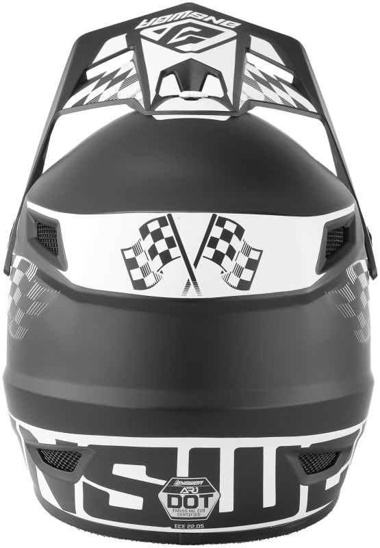 Answer AR1 Sweep Helmet Black/White - XL 442900